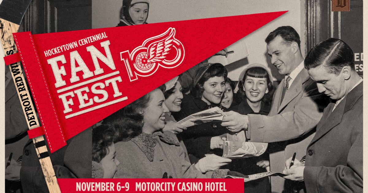 Red Wings gear up for Hockeytown Centennial FanFest; here's what to know