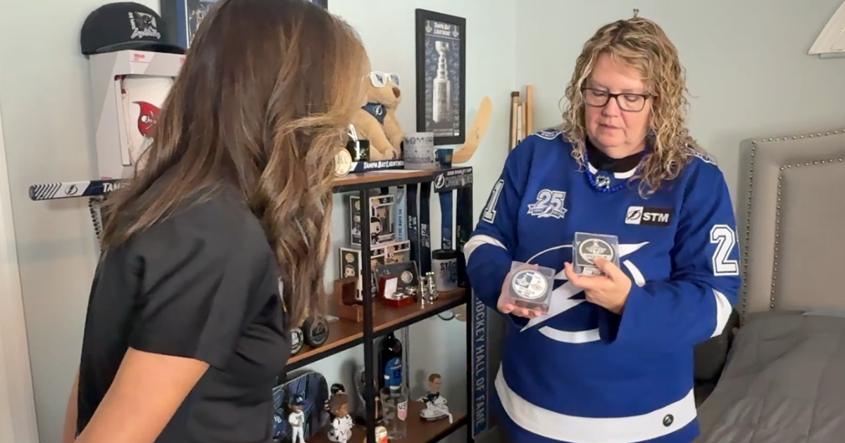 Lightning superfan Joyce Petersen owns Stanley Cup rings and never misses a game