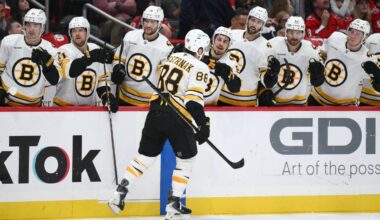 Pastrnak has a 3-point night in the Bruins' 3-1 victory over Ovechkin and the Capitals