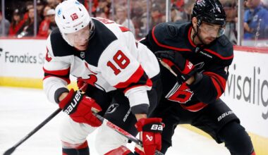 Jarvis, new arrival Miller help Hurricanes beat Devils 6-3 in season opener