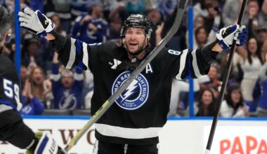 Lightning forward Nikita Kucherov gets assist for 1,000th career point