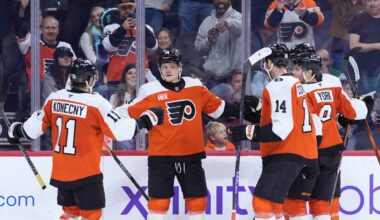 Owen Tippett scores two as Flyers beat Kraken 5-2 for third win in four games