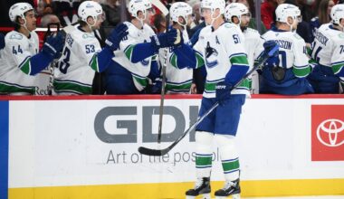 Vancouver Canucks end Washington Capitals' 4-game win streak with 4-3 victory