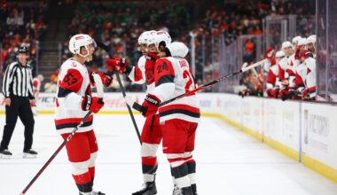 Seth Jarvis scores twice and the Carolina Hurricanes stay unbeaten, beating the Ducks 4-1