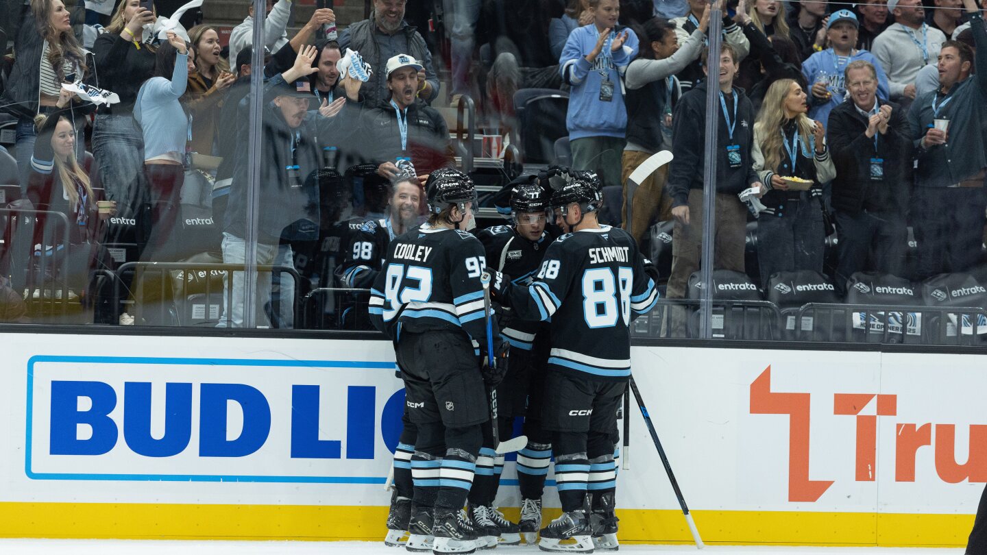 Utah Mammoth secure 3-1 victory over Calgary Flames in home opener