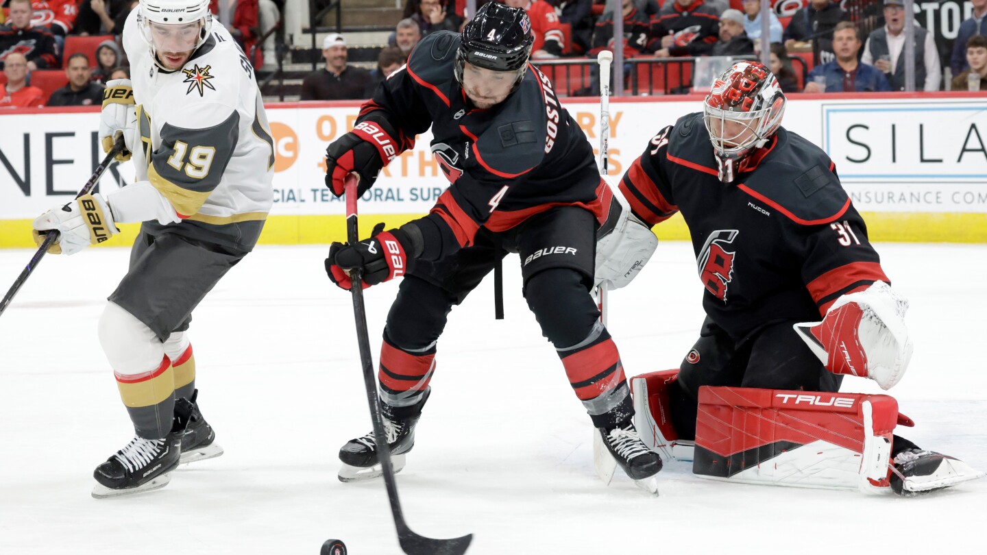 Hurricanes get Gostisbehere back against Vegas, then lose him early again to extend injury woes