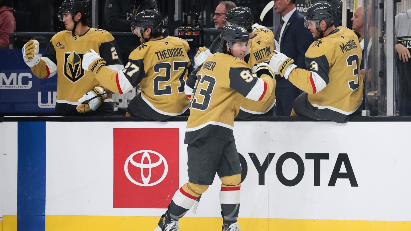 Stone and Eichel lead Golden Knights to victory over Flames, Stone injured