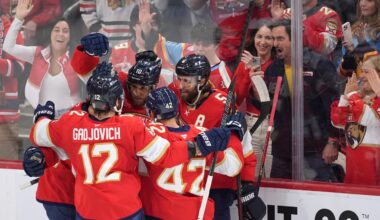 Florida Panthers raise Stanley Cup banner, defeat Blackhawks in opener