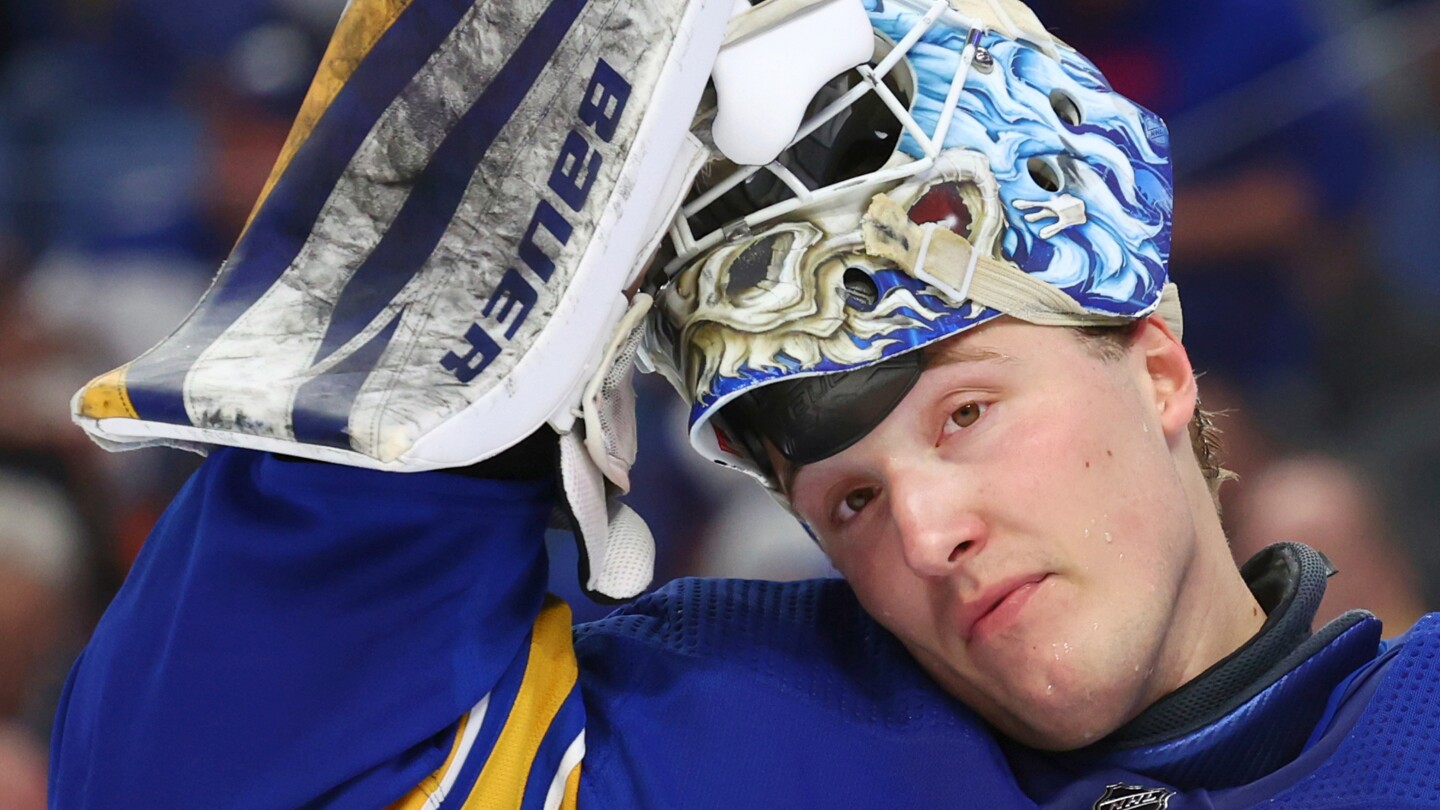 Sabres goalie Luukkonen day to day with lower-body injury as team set to open camp
