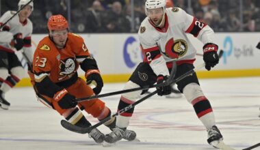 Troy Terry ties career high with 3 assists, scores in shootout as Ducks beat Senators 4-3