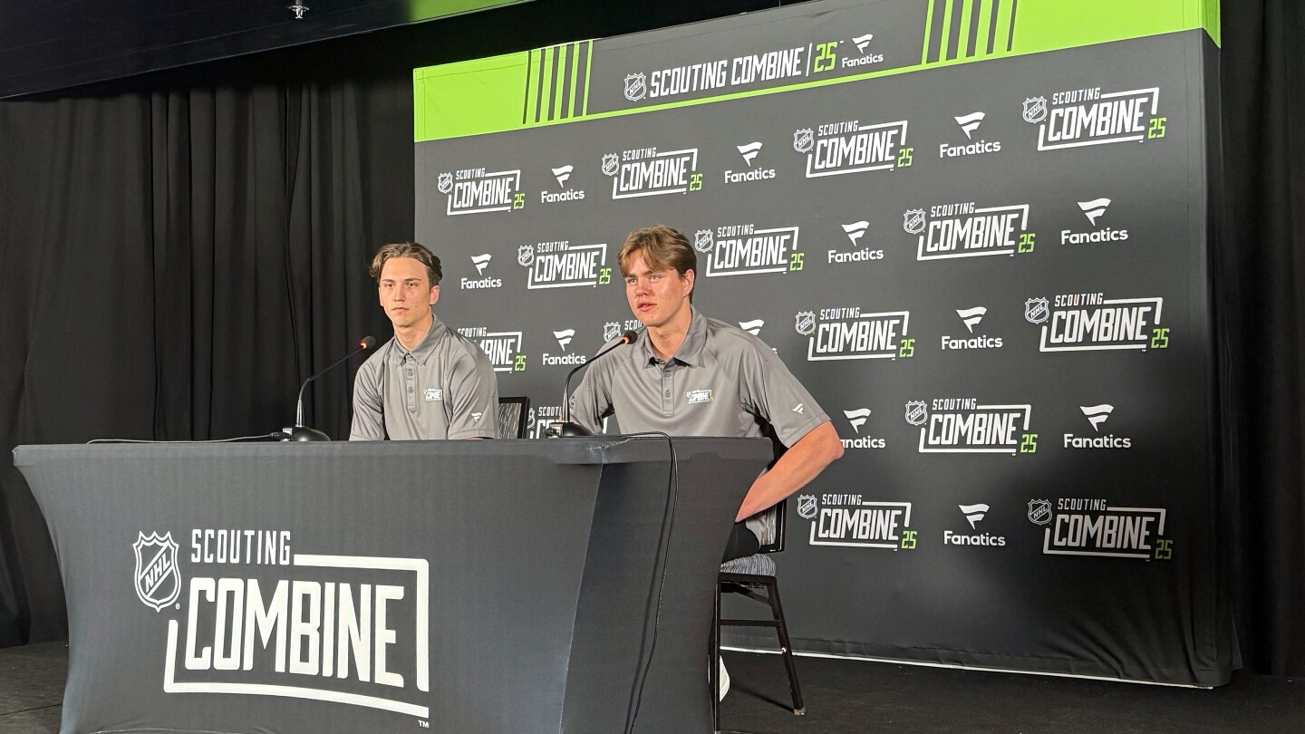 Swedish teammates Victor Eklund and Anton Frondell top prospects entering NHL draft