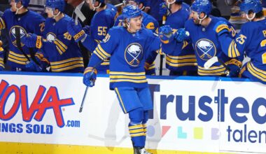 Doan scores 2 goals and Lyon makes 32 saves as the Sabres beat the Panthers 3-0