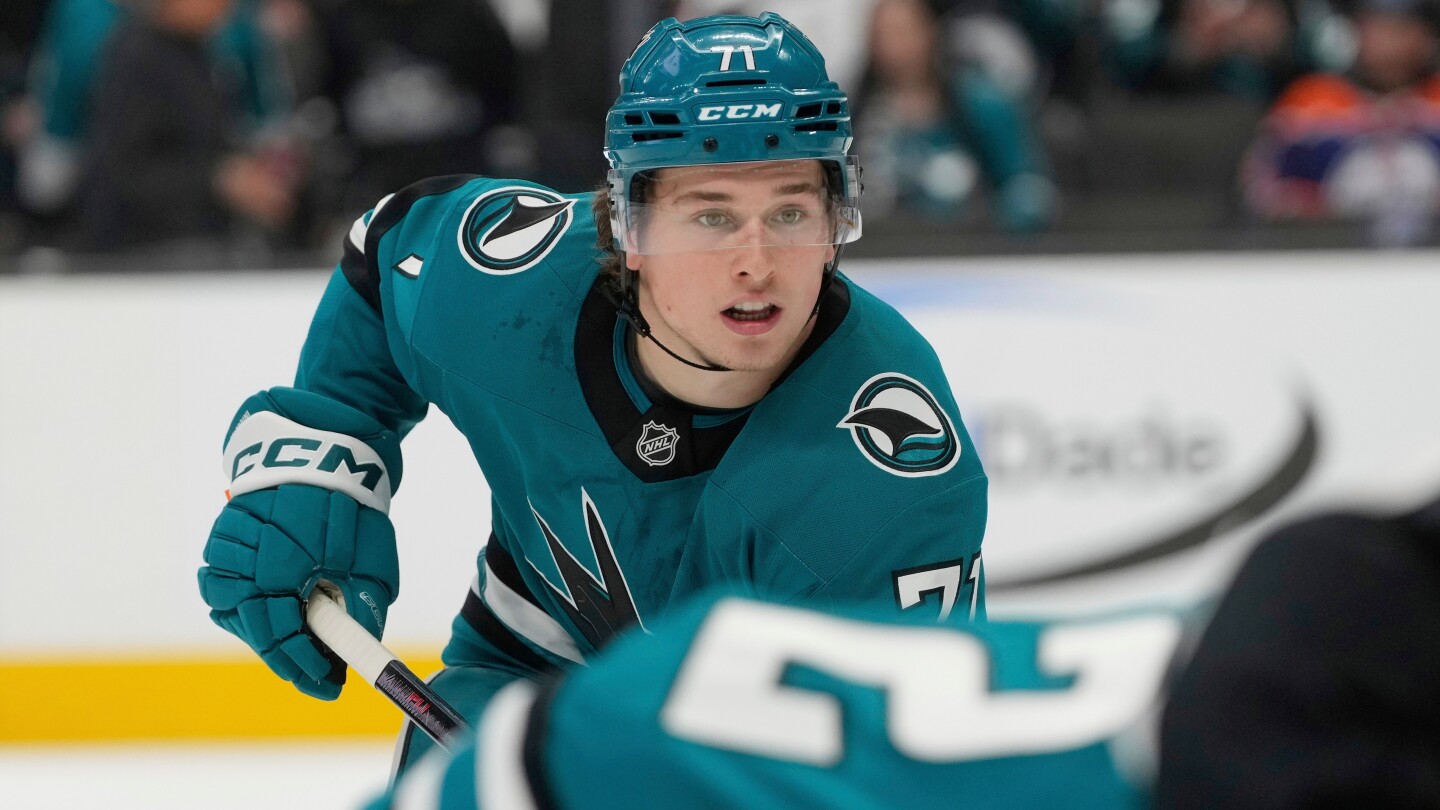 San Jose Sharks' young core led by Macklin Celebrini aims to end years of losing