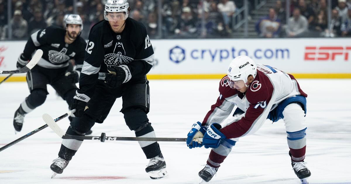 Anze Kopitar's final season doesn't start well as Kings lose to Avalanche