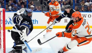 Ducks fall a goal short in loss at Tampa Bay