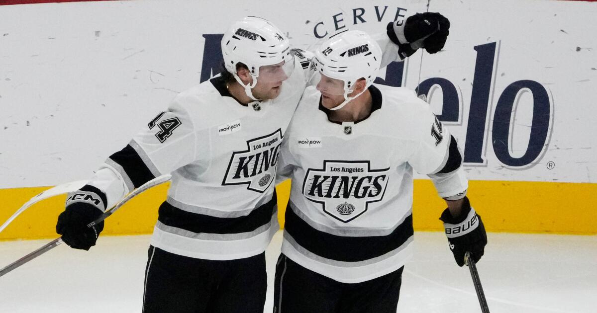 Alex Laferriere and Kevin Fiala help rally Kings past Blackhawks