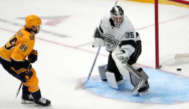Kings fall to Nashville Predators in ninth round of shootout