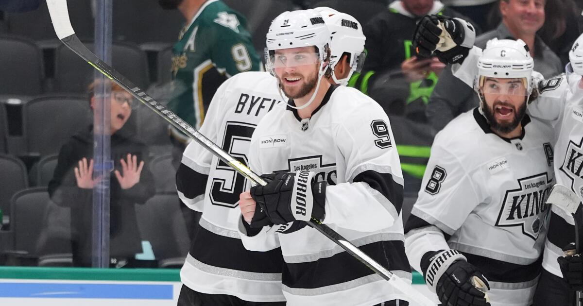 For second straight game, Adrian Kempe scores in overtime to give Kings a win