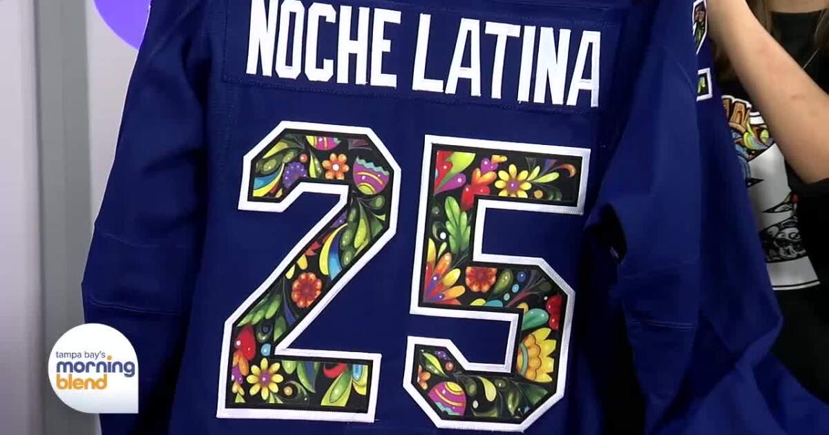 Meet the Artist Behind the Tampa Bay Lightning's Stunning Noche Latina Design
