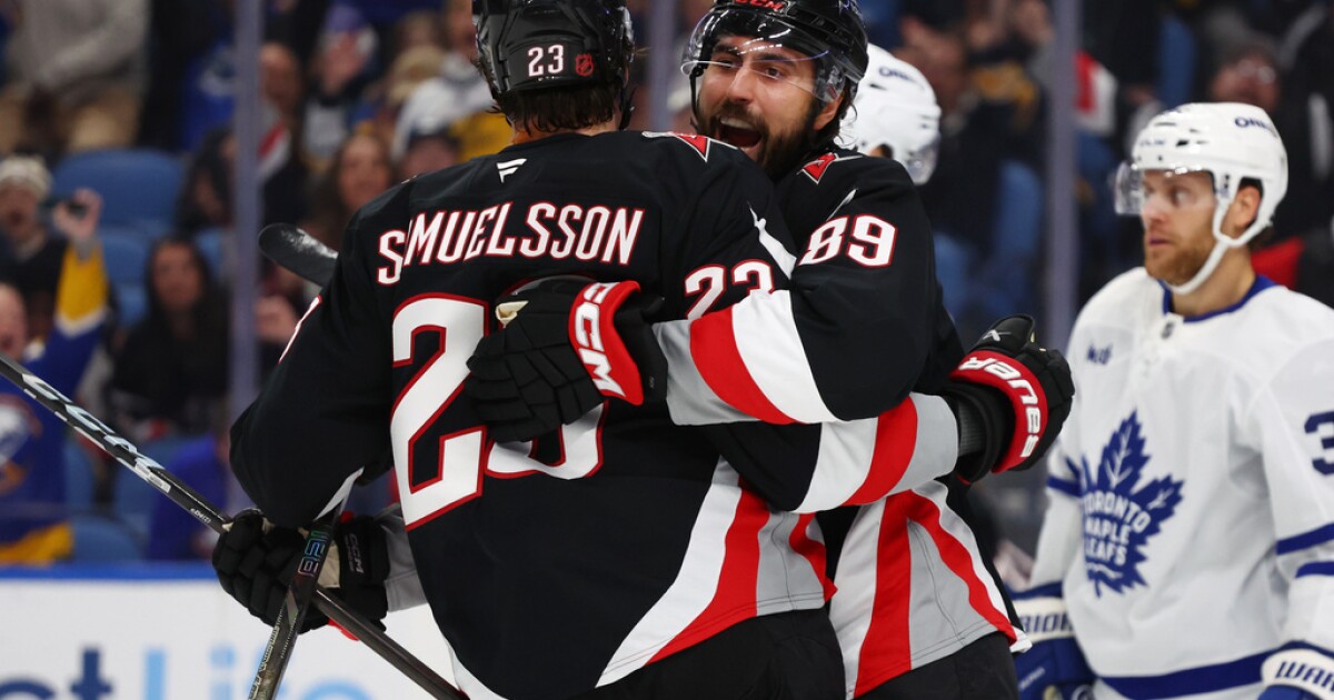 Sabres beat Maple Leafs 5-3; have won four of their last five games