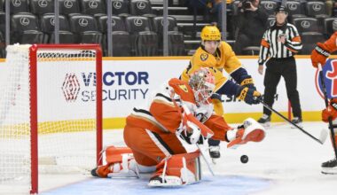 Enforcer Ross Johnston leads Ducks' offense in win over Preds - The Rink Live