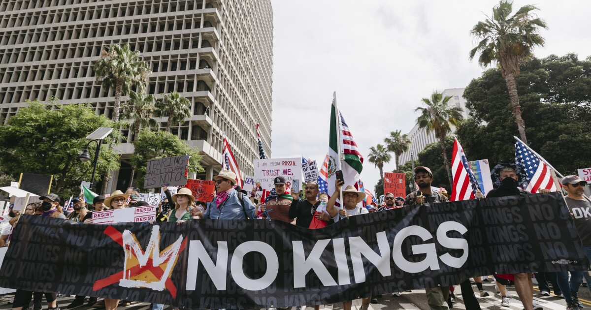 No Kings protests will take place across SoCal on Saturday. Here's what you need to know