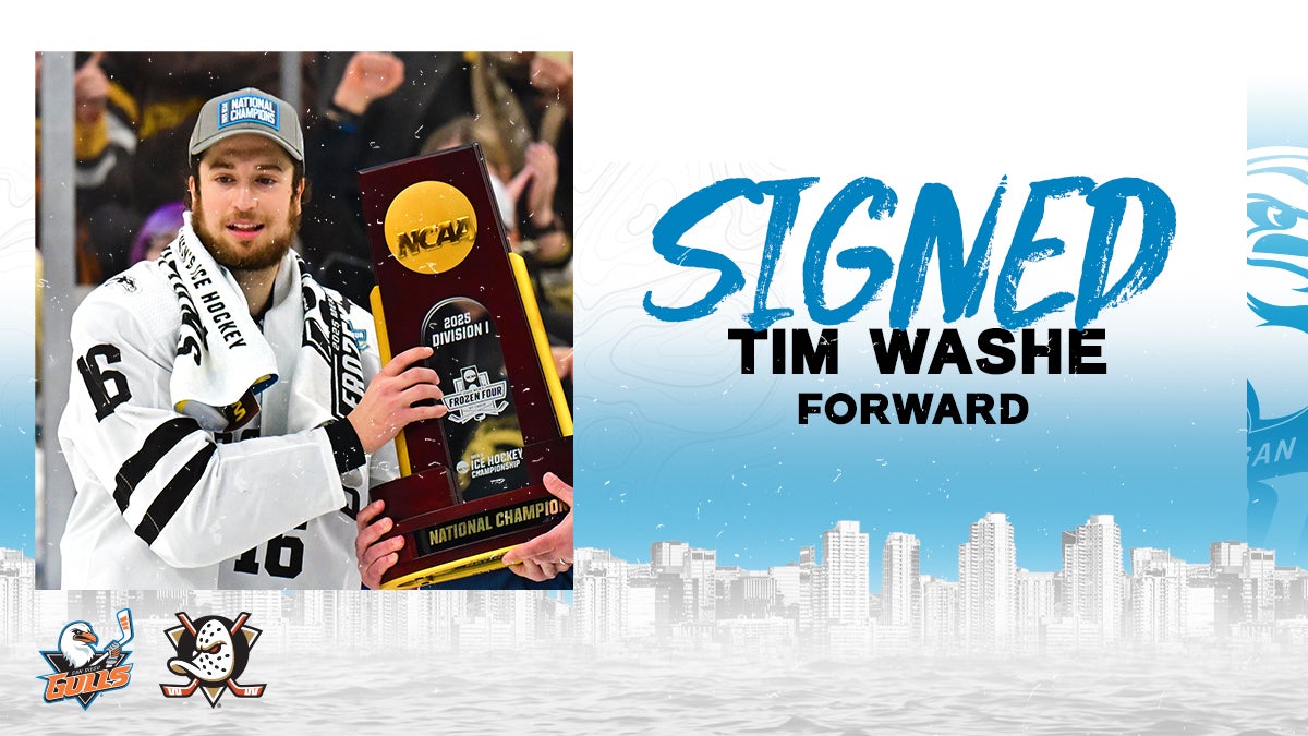 Anaheim Ducks Sign Tim Washe To One-year Entry-Level Contract