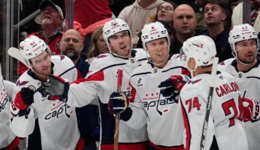 Ovechkin scores 899th goal as Capitals beat Blue Jackets 5-1 for 6th win in 7 games