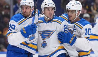 Snuggerud scores twice as Blues beat Canucks 5-2
