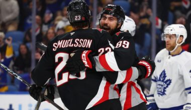 Samuelsson scores twice and Tuch adds short-handed goal in Sabres' 5-3 win over Maple Leafs