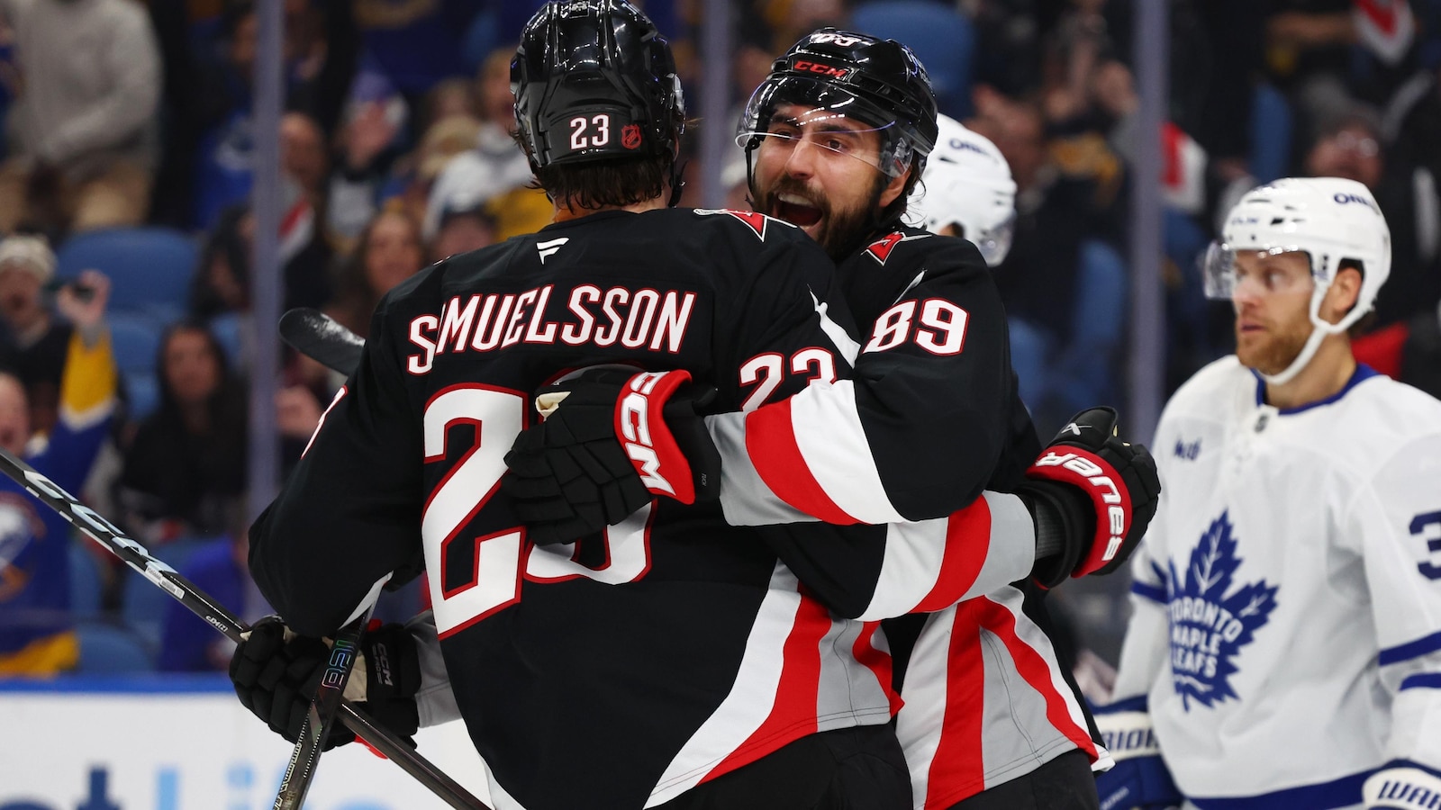 Samuelsson scores twice and Tuch adds short-handed goal in Sabres' 5-3 win over Maple Leafs