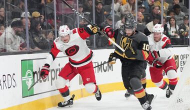 Barbashev has goal and assist as Golden Knights beat Hurricanes 4-1