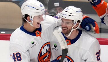 Matthew Schaefer turned 18 last month. The Islanders rookie hardly looked his age in his NHL debut