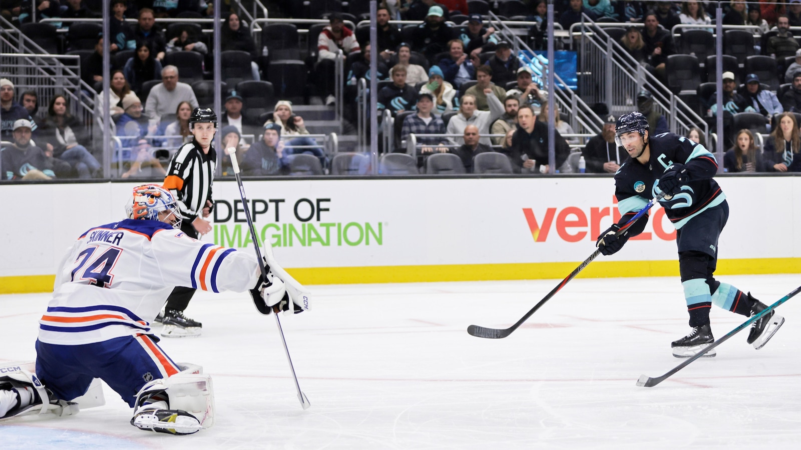 Eberle scores 2 goals as Kraken beat Oilers 3-2 to improve franchise's best start to 5-2-2