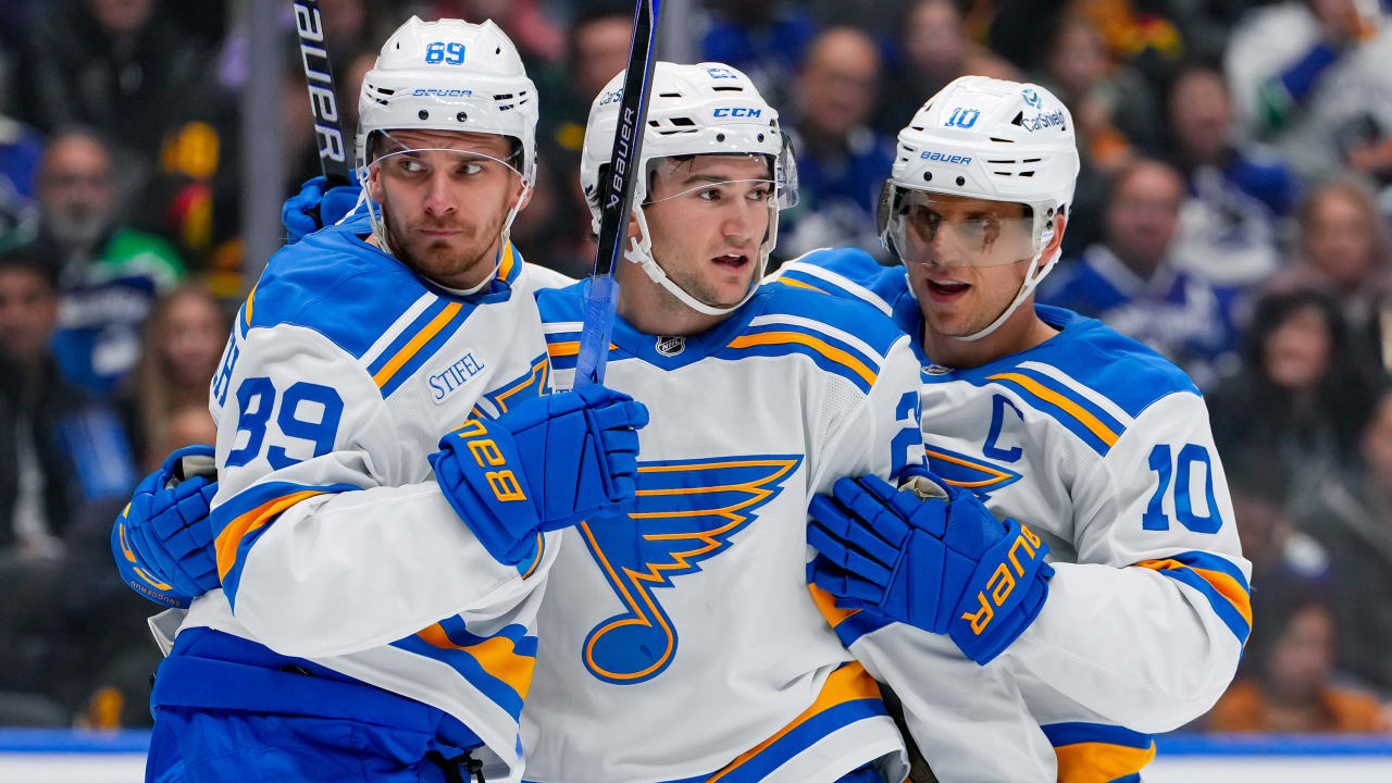 Snuggerud scores twice for 1st multigoal game, Blues defeat Canucks