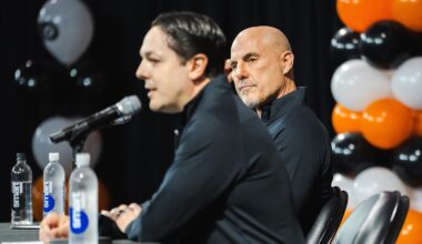 Press Conference - Rick Tocchet and Danny Briere