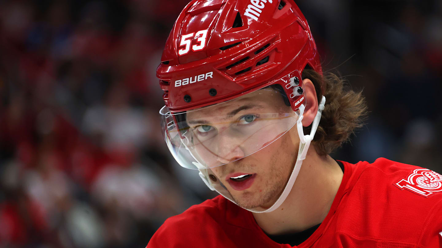 Detroit Red Wings blueliner Moritz Seider was in the middle of controversy on Friday night in Anaheim.