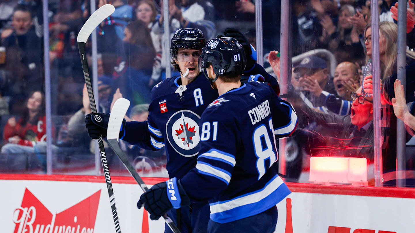 Winnipeg Jets Center Flying High
