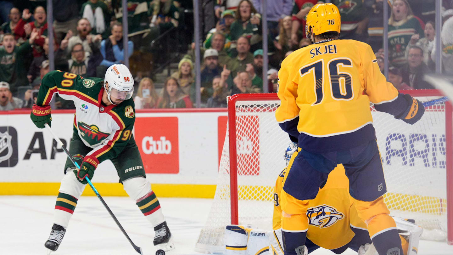 Controversial Goal Lifts Minnesota Wild to Dramatic Victory Over Nashville Predators