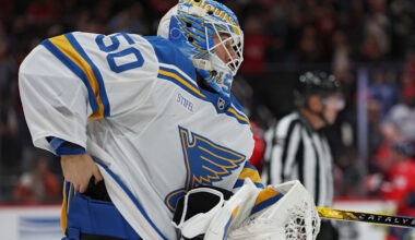 Blues Goalie Clears the Air After Swiping Alex Ovechkin’s 900th Goal Puck
