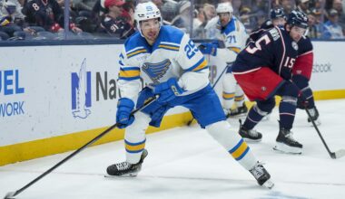 Jordan Kyrou a Healthy Scratch After Blues’ Blowout Loss to Capitals