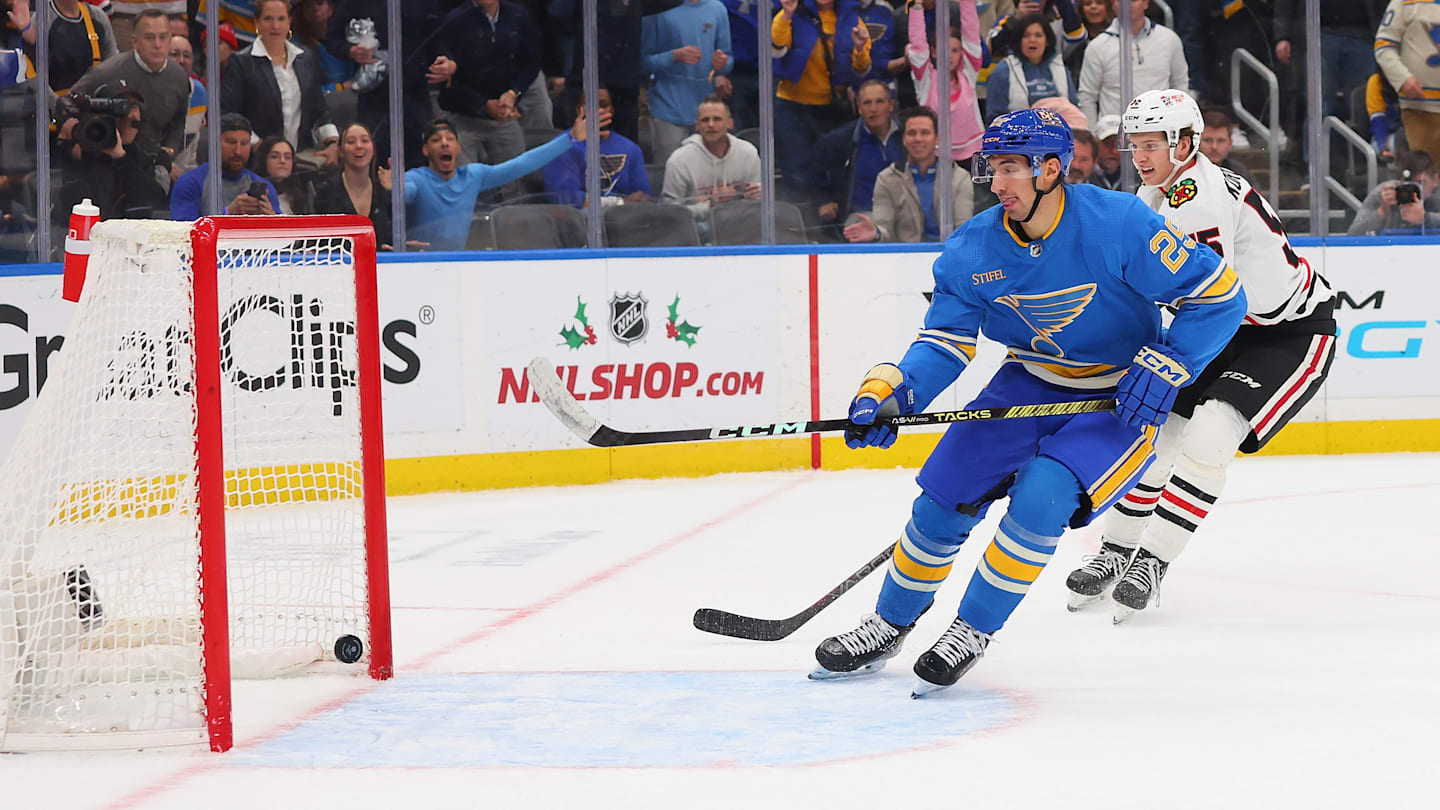 Chicago Blackhawks v St Louis Blues Empty Net Goal