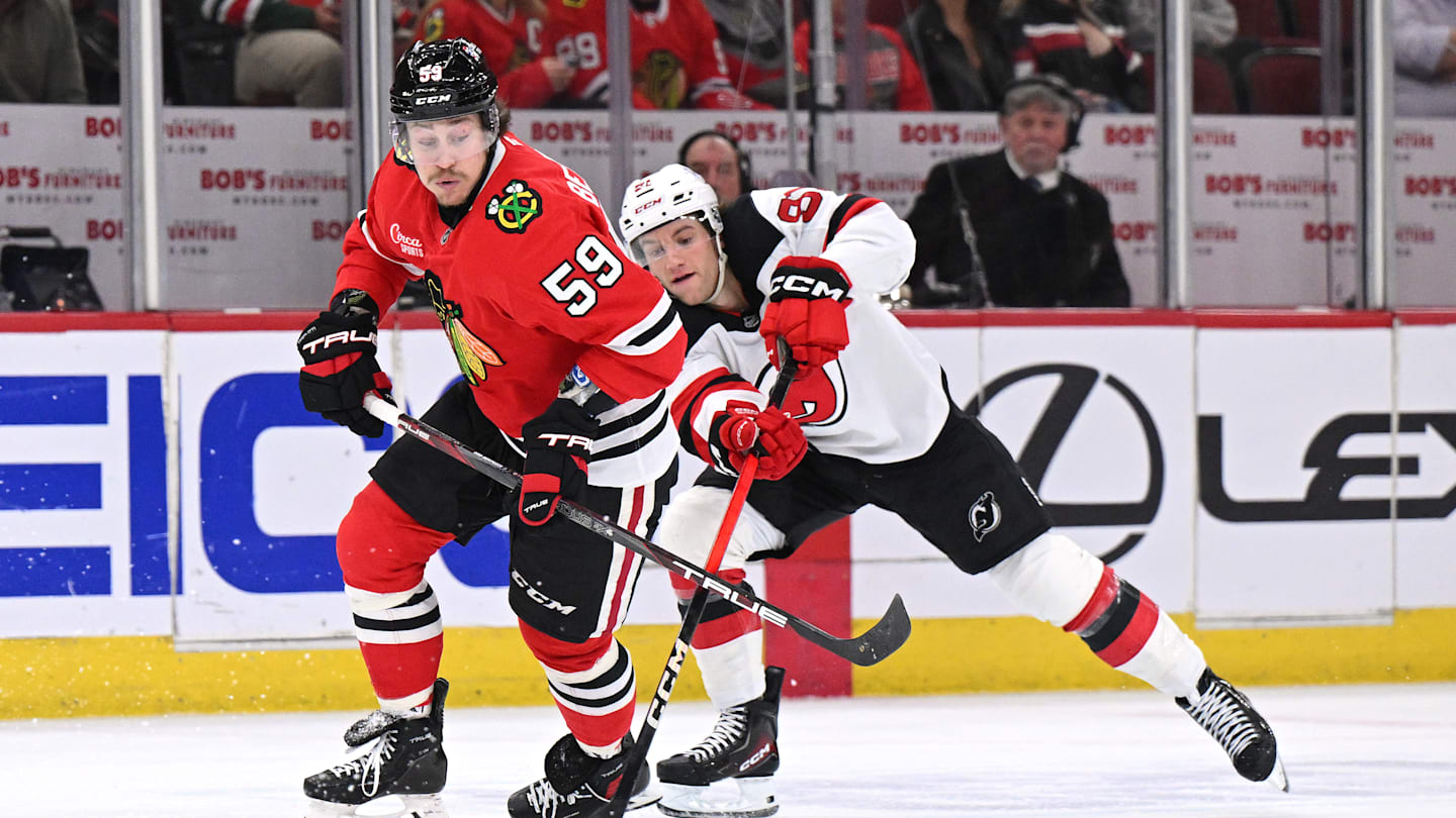 New Jersey Devils v Chicago Blackhawks