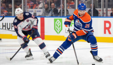 Columbus Blue Jackets v Edmonton Oilers