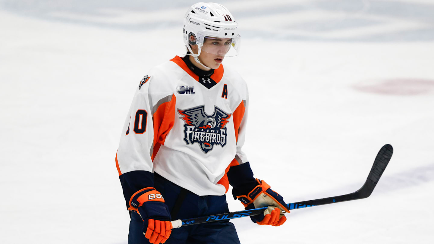 Jimmy Lombardi, Flint Firebirds v Kitchener Rangers