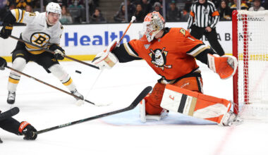 Boston Bruins v Anaheim Ducks