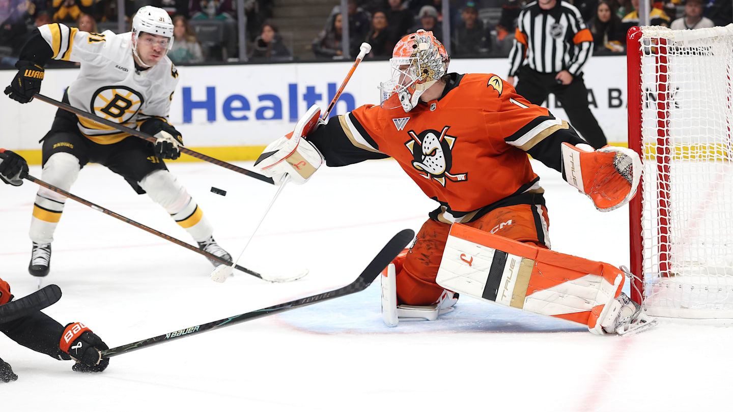 Boston Bruins v Anaheim Ducks