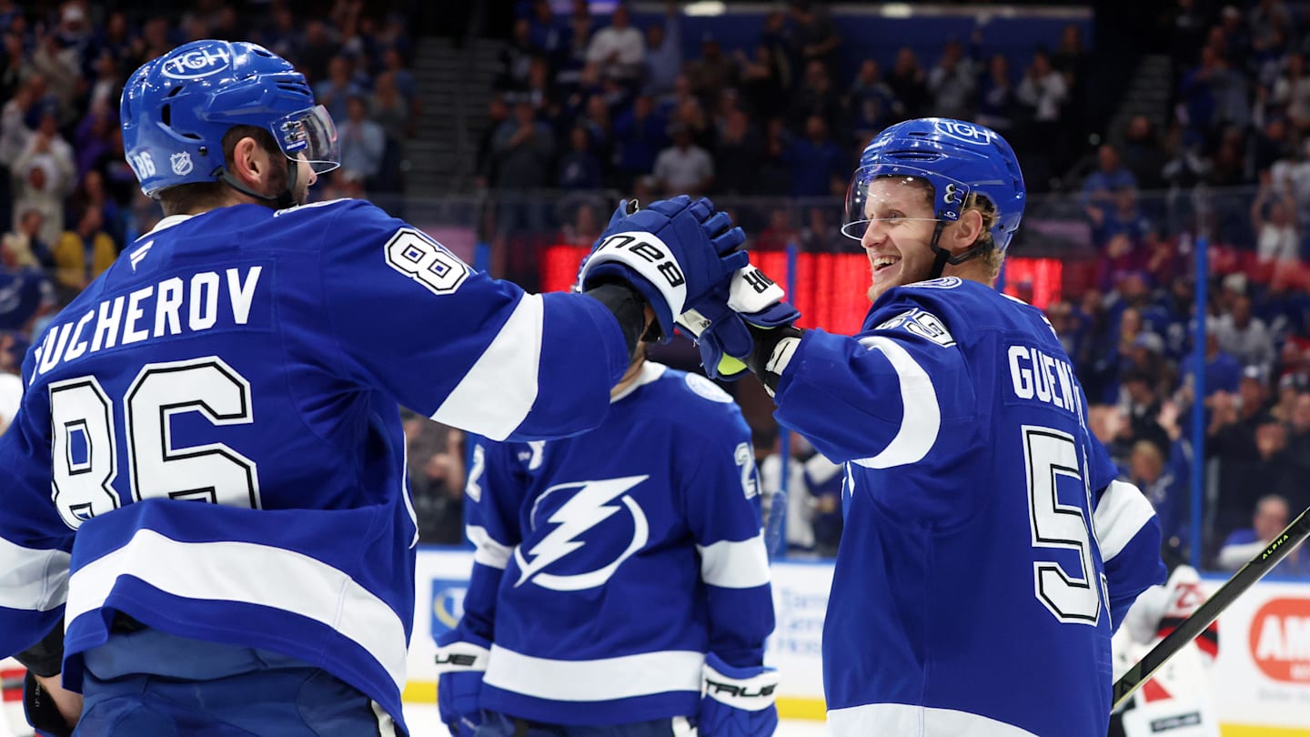 Tampa Bay Lightning's Jake Guentzel Humbly Reacts After Major Hat Trick
