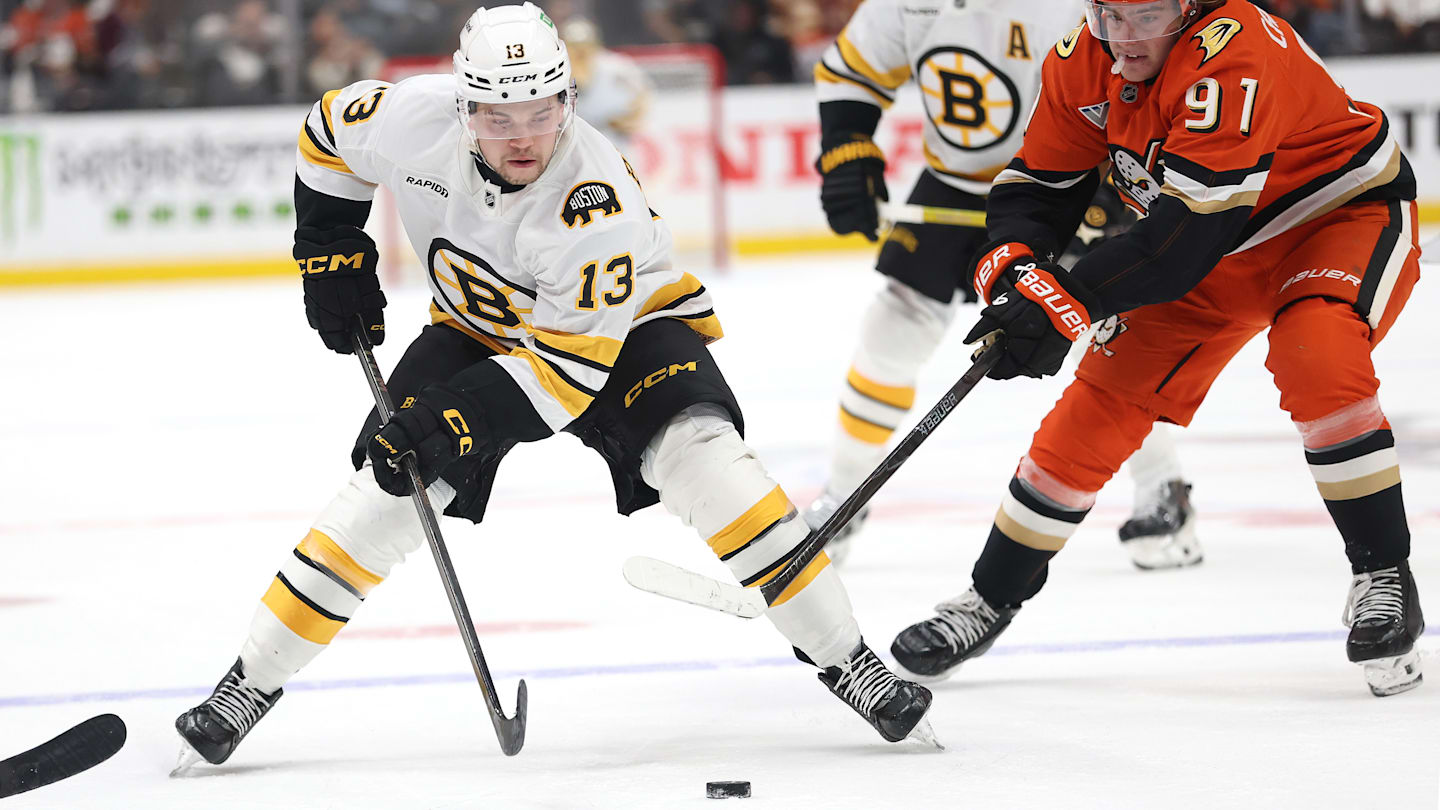 Boston Bruins v Anaheim Ducks