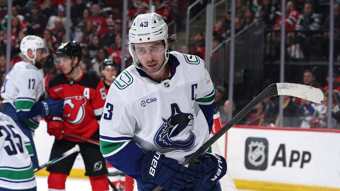 Vancouver Canucks v New Jersey Devils